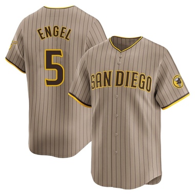 Adam Engel Men's San Diego Padres Tan Alternate Jersey - Limited Big Tall