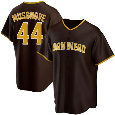 Brown Joe Musgrove Men's San Diego Padres Road Jersey - Replica Big Tall