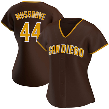 Brown Joe Musgrove Women's San Diego Padres Road Jersey - Replica Plus Size