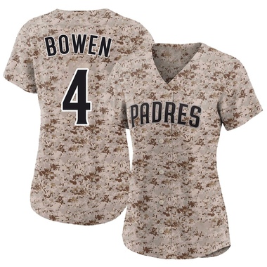 Camo Jase Bowen Women's San Diego Padres 2nd Alternate Jersey - Limited Plus Size