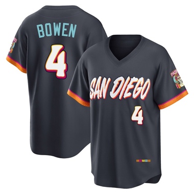 Jase Bowen Men's San Diego Padres Obsidian 2026 City Connect Stadium Jersey - Limited Big Tall