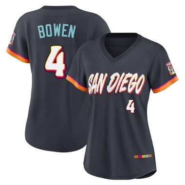 Jase Bowen Women's San Diego Padres Obsidian 2026 City Connect Stadium Jersey - Limited Plus Size