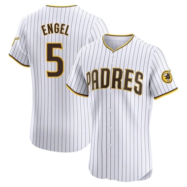 White Adam Engel Men's San Diego Padres Home Jersey - Elite Big Tall