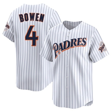 White Jase Bowen Youth San Diego Padres Cooperstown Collection Jersey - Limited