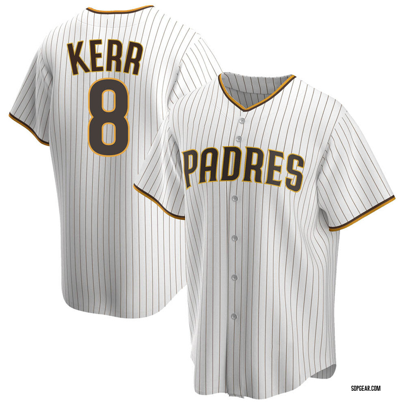 White/Brown Raymond Kerr Men's San Diego Padres Home Jersey