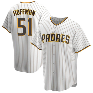 White/Brown Trevor Hoffman Youth San Diego Padres Home Jersey - Replica